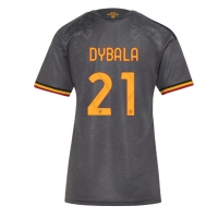 Camisa de Futebol AS Roma Paulo Dybala #21 Equipamento Alternativo Mulheres 2026-27 Manga Curta